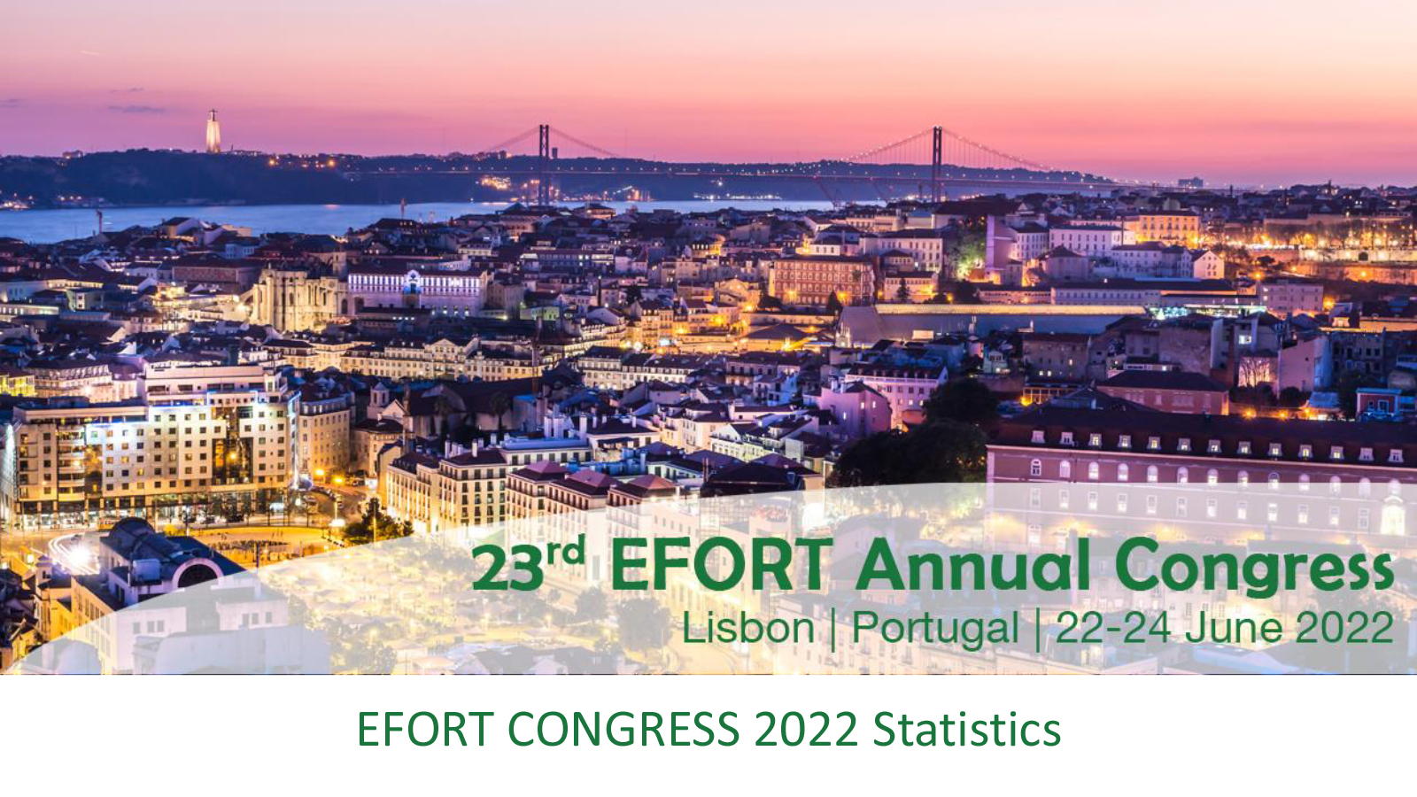 Presentations & Statistics EFORT Congress Lyon 2025 EFORT